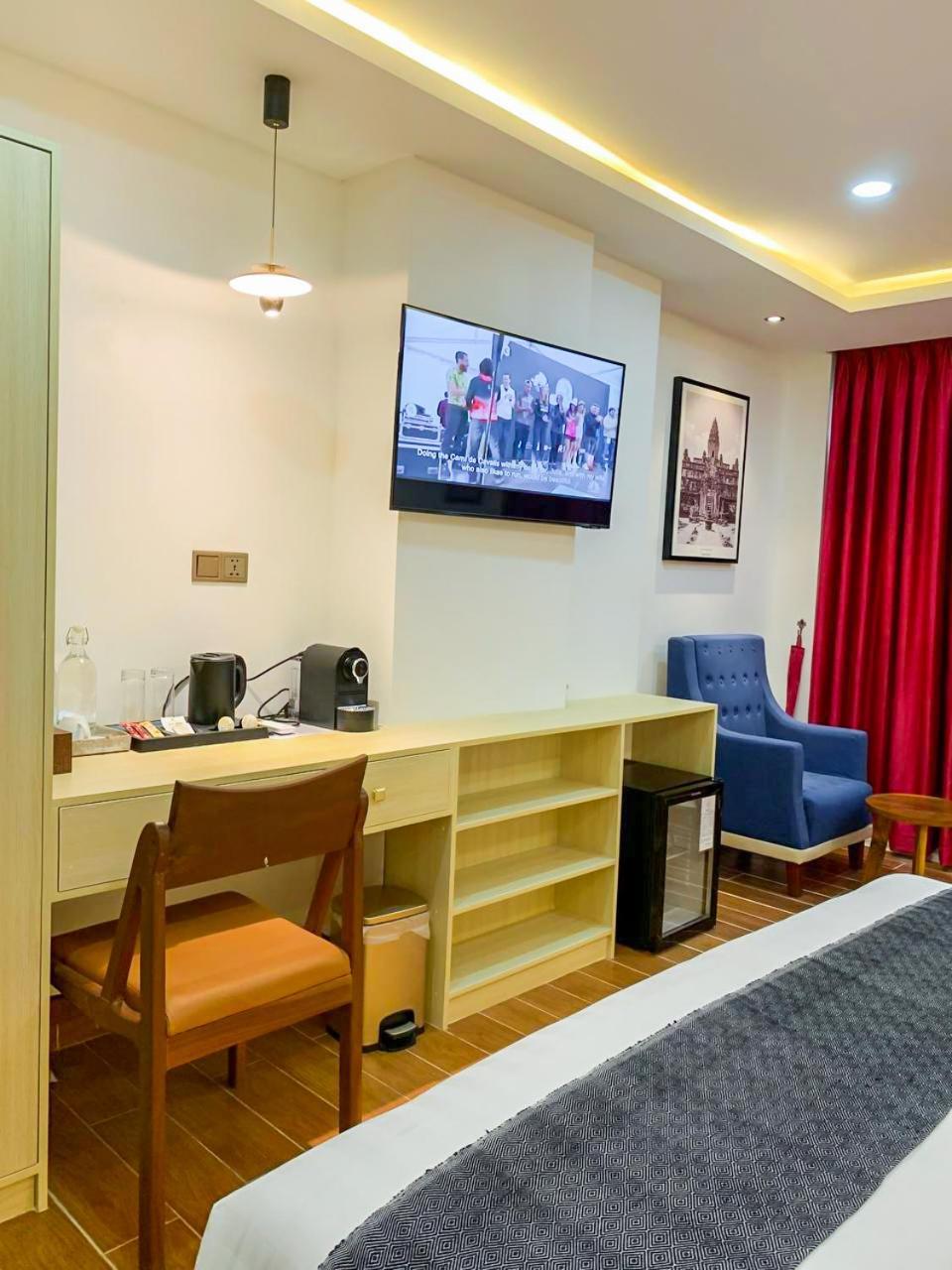 Cambana La Riviere Boutique Hotell Battambang Rom bilde